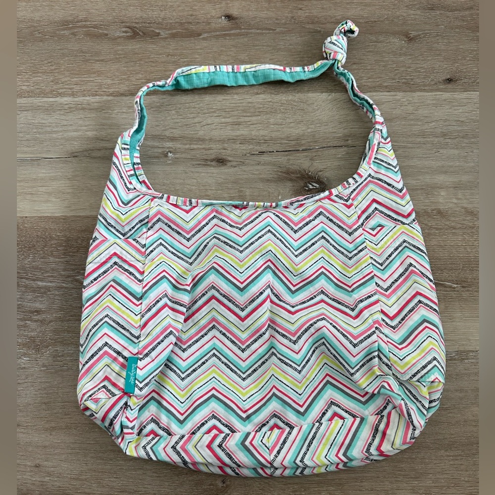 Chevron Patterned Shoulder Bag